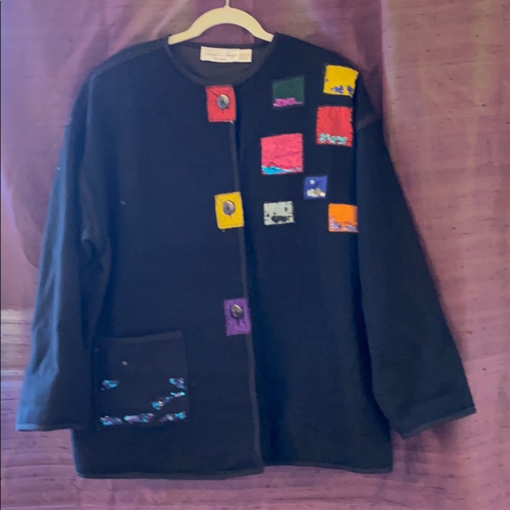 Festive Pocketful of Sequins Jacket